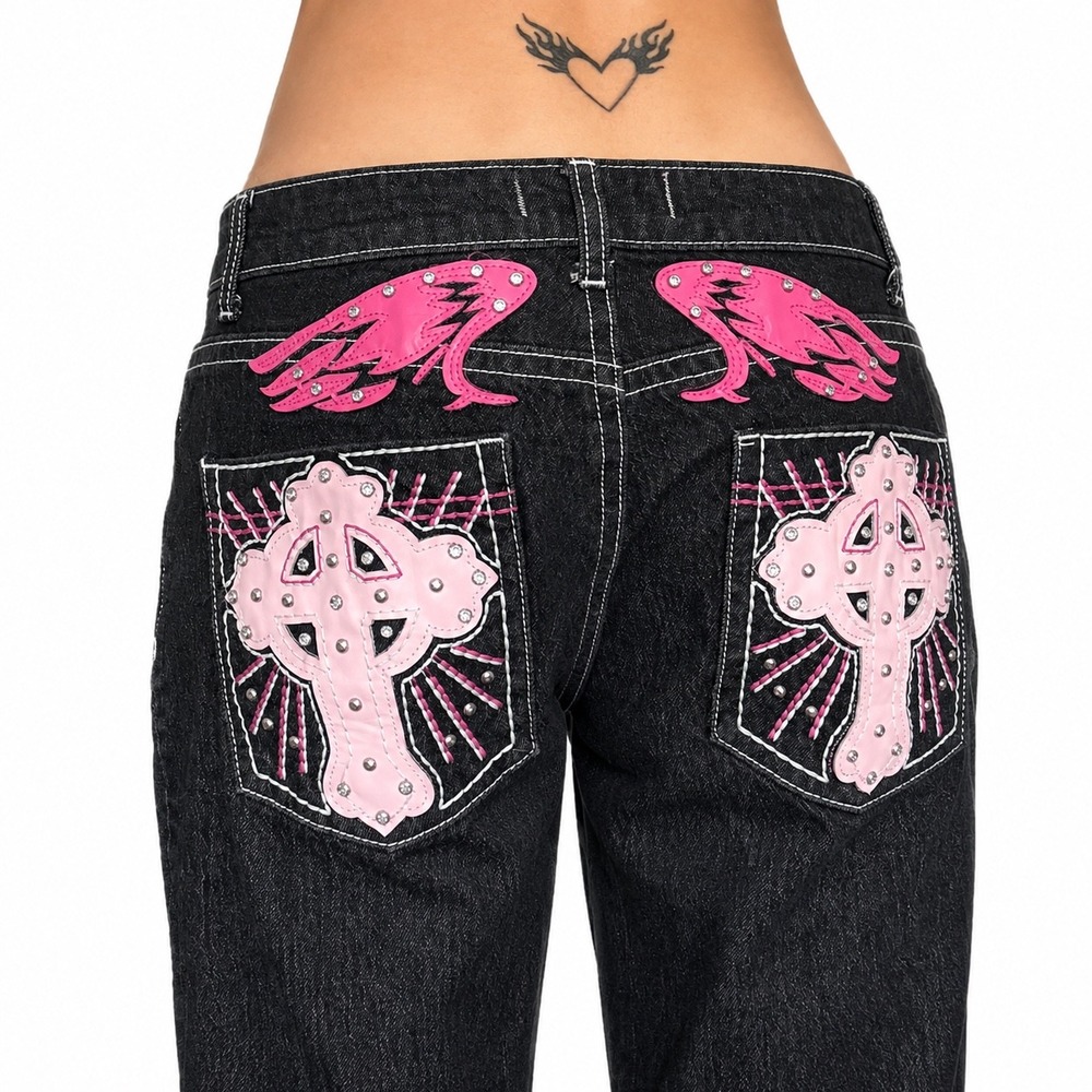Y2K Glam Jeans